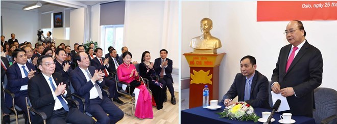 Prime Minister meets Vietnamese community in Norway