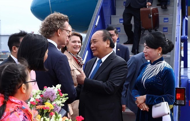 Prime Minister Nguyen Xuan Phuc starts official visit to Sweden