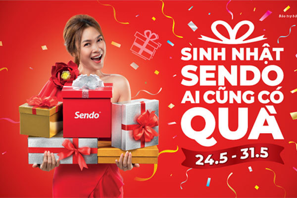 Sinh nhật 7 năm Sendo, giảm giá đến 77%