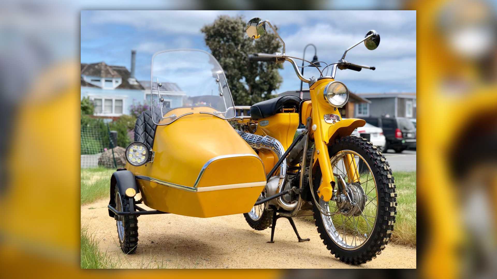 Ngắm huyền thoại Honda Super Cub 3 bánh cực lạ