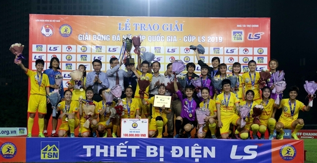 Ha Nam win first women's VN National Cup