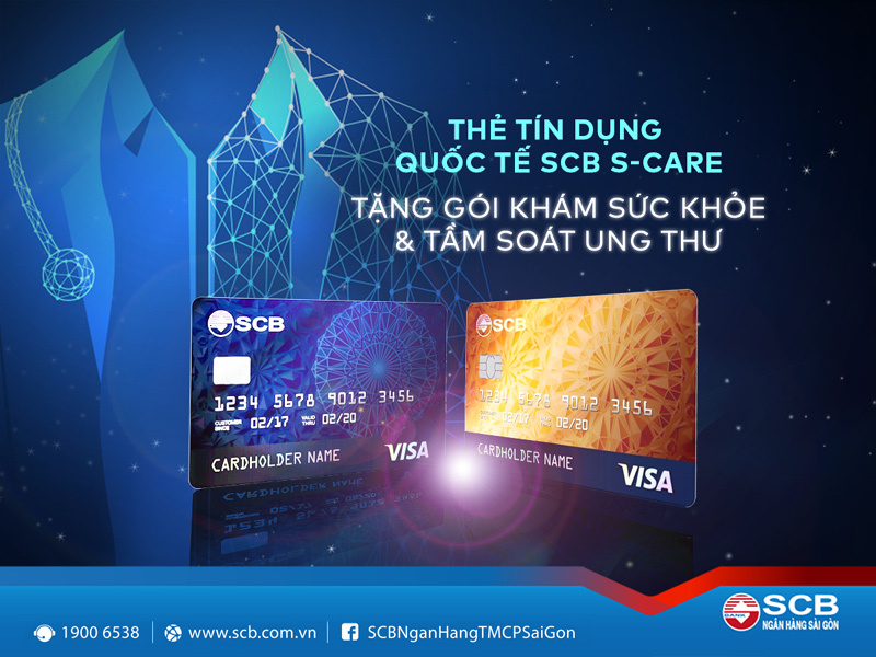 SCB- ngân hàng đầu tiên tặng gói tầm soát ung thư cho chủ thẻ Visa