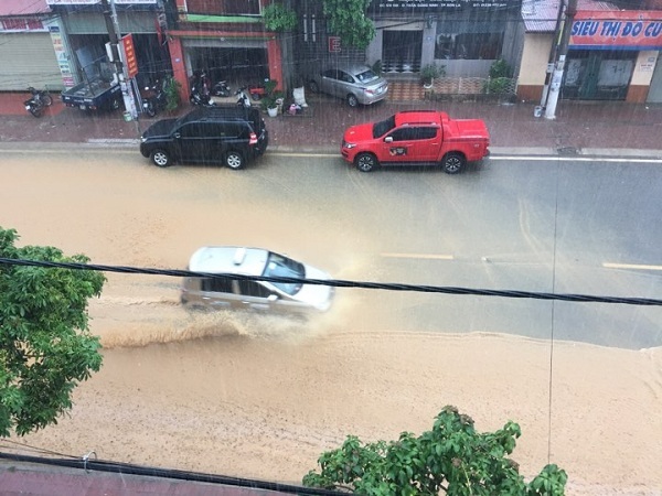 Sơn La mưa lớn diện rộng, nhiều nơi ngập lụt