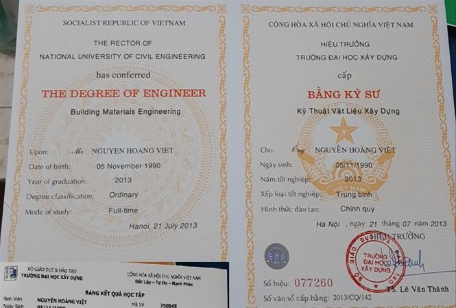 Fake degrees widely sold in Vietnam