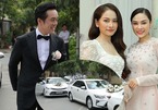 Dương Khắc Linh mang cả dàn xe trắng đón vợ 9x kém 13 tuổi