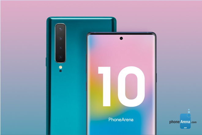 Galaxy Note 10 khai tử toàn bộ nút bấm