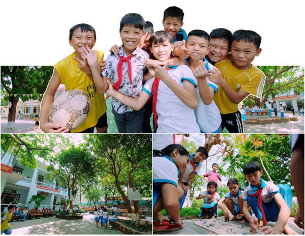 School with green atmosphere