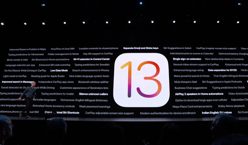 iOS 13 ra mắt với nhiều tính năng mới
