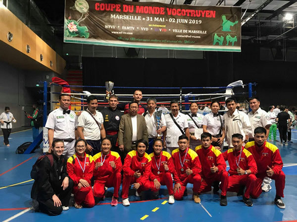 Athletes take gold at Vietnamese Traditional Martial Arts World Cup