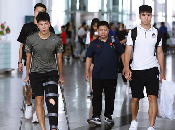 Defender Trong sidelined for four months