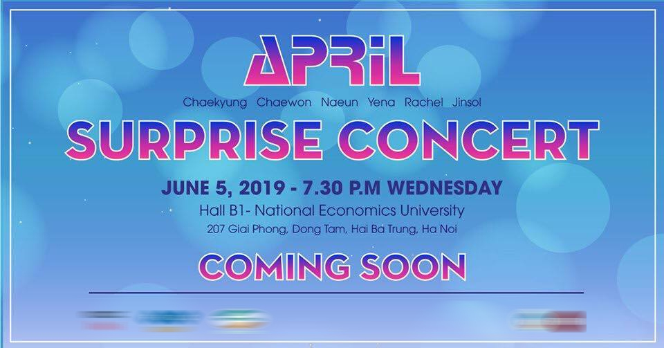 Buổi diễn của April tại Việt Nam bị hủy trước 1 ngày