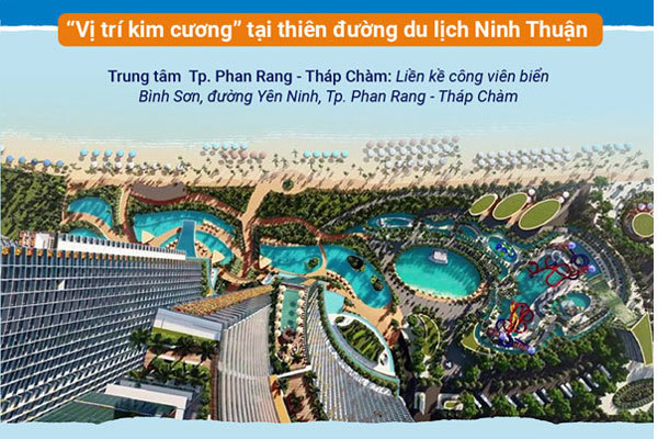 Nghỉ dưỡng giải trí biển ở ‘vị trí kim cương’ vùng sa thảo Ninh Thuận