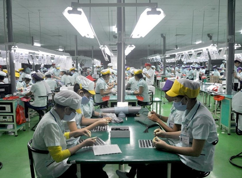 Sản xuất linh kiện điện tử tăng 36,69%