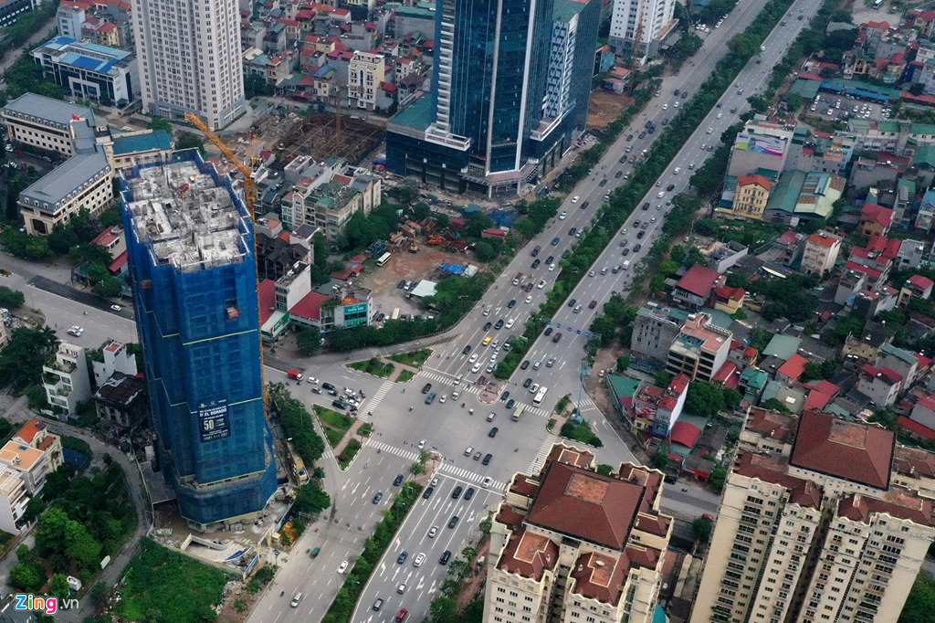 'Rừng chung cư' dọc tuyến đường ngoại giao ra sân bay Nội Bài 'Rừng chung cư' dọc tuyến đường ngoại giao ra sân bay Nội Bài