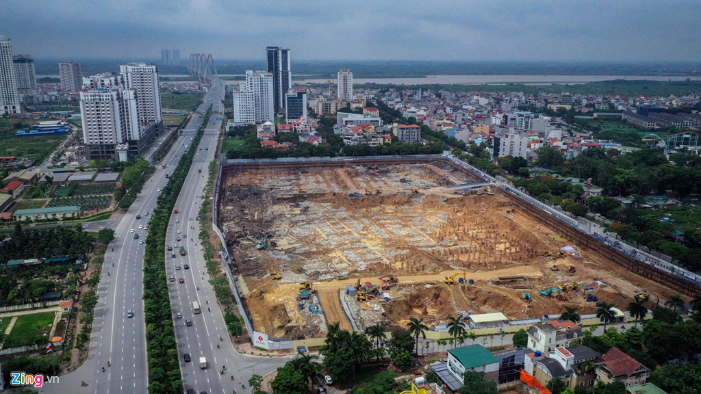 'Rừng chung cư' dọc tuyến đường ngoại giao ra sân bay Nội Bài 'Rừng chung cư' dọc tuyến đường ngoại giao ra sân bay Nội Bài