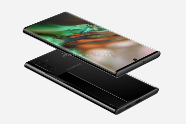 Galaxy Note 10 lộ diện với thiết kế mới không thể “chất” hơn