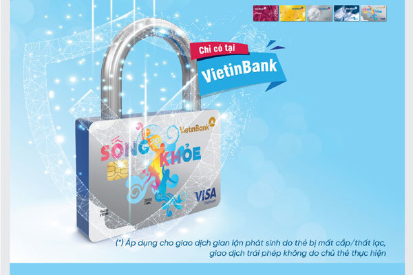 An tâm dùng thẻ ghi nợ với dịch vụ Bảo hiểm thẻ VietinBank