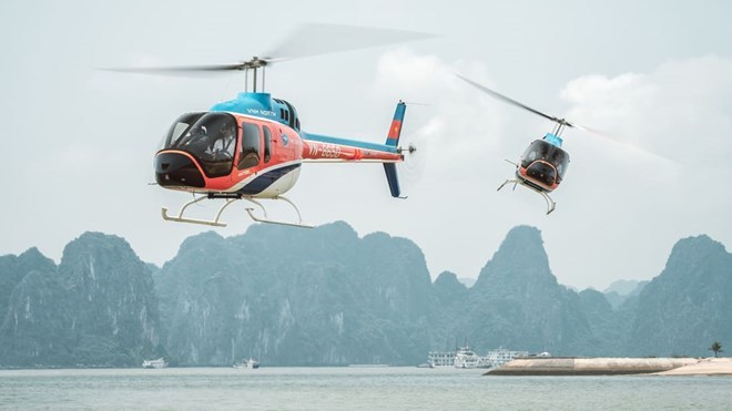 Helicopter – new way to cruise Ha Long Bay: CNN