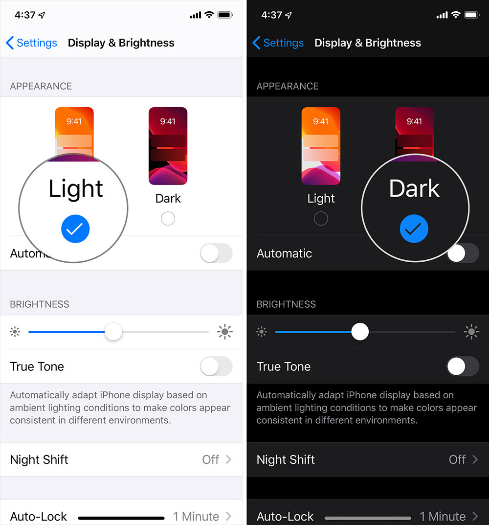 Cách bật Dark mode toàn hệ thống trên iOS 13 và iPadOS 13