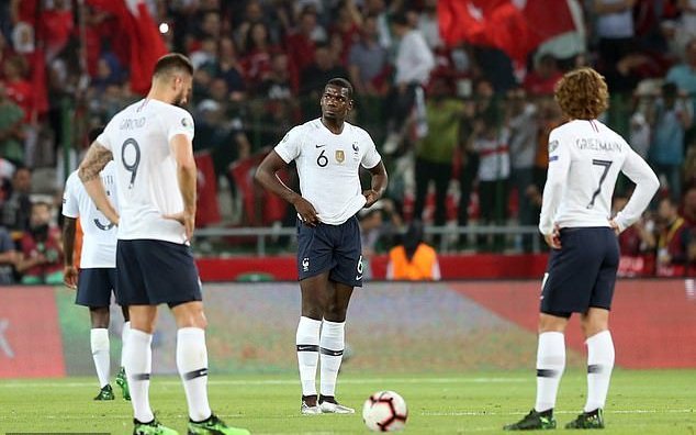Pháp thua sốc ở vòng loại EURO 2020