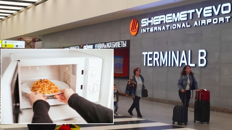 Sân bay ở Moscow ngập nước vì lò vi sóng hỏng