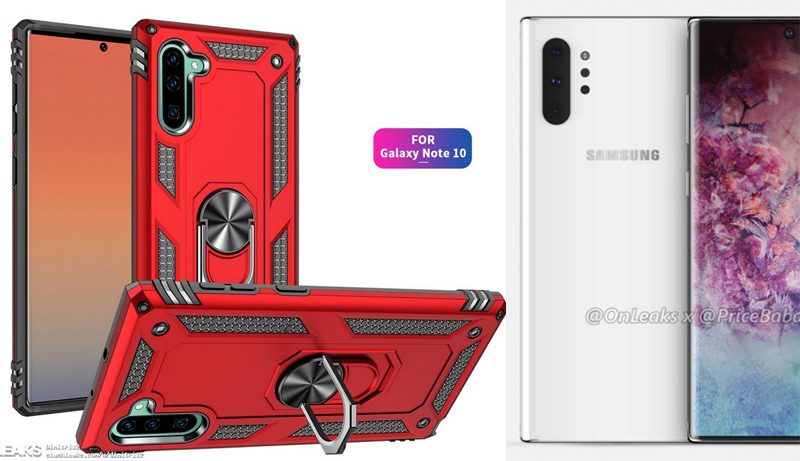 Ốp lưng xác nhận thiết kế mới của Galaxy Note 10