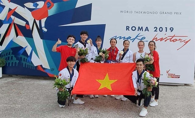 Taekwondo athletes secure medals at World Grand Prix in Italy