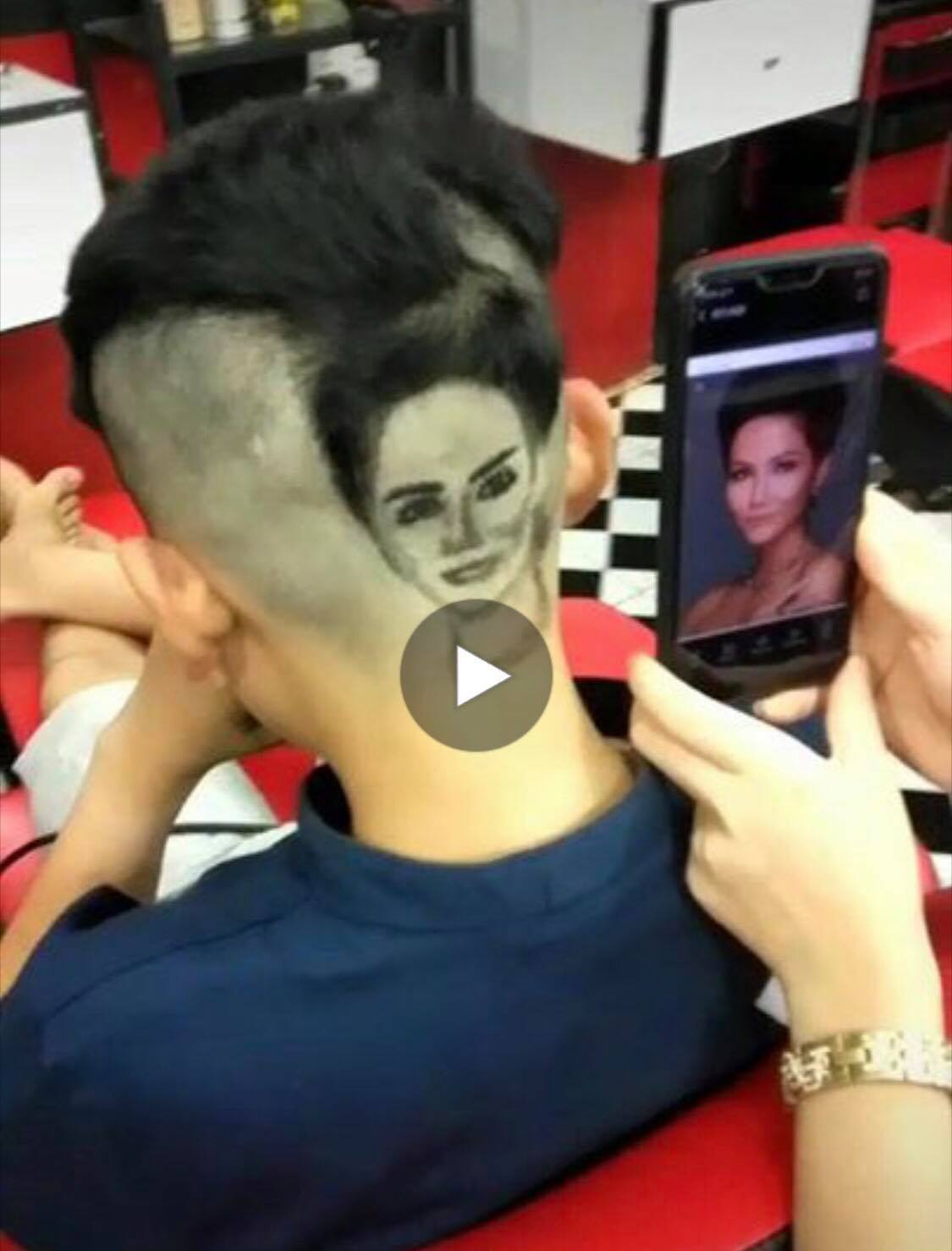 NSND Hoàng Dũng, H'Hen Niê được fan tạo hình chân dung lên đầu