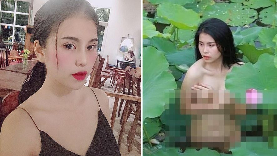 Diễn viên chụp khỏa thân bên hồ sen nhờ công an vào cuộc