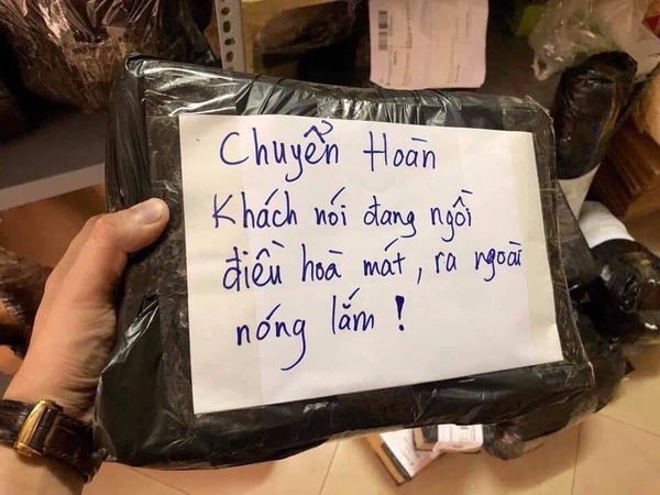 Chiêu 'bom hàng' khiến shipper cười đau trong nước mắt