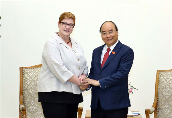 Prime Minister welcomes Australian Foreign Minister