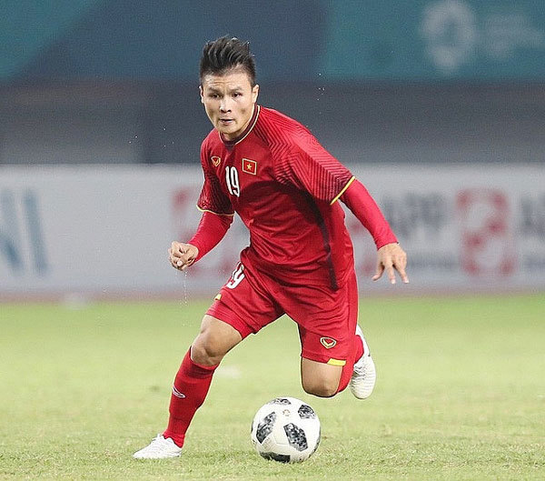 Vietnamese Midfielder Nguyen Quang Hai