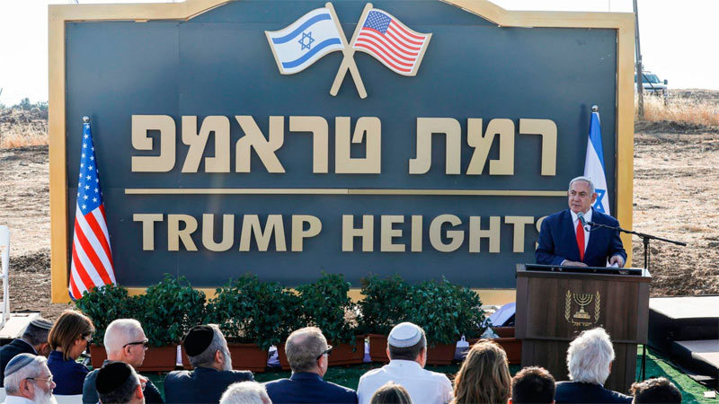 Israel đặt tên khu định cư là Cao nguyên Trump để trả ơn