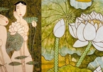 Beauty of the lotus featured through contemporary paintings