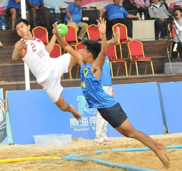 Vietnam win three games at Asian Beach Handball Championships