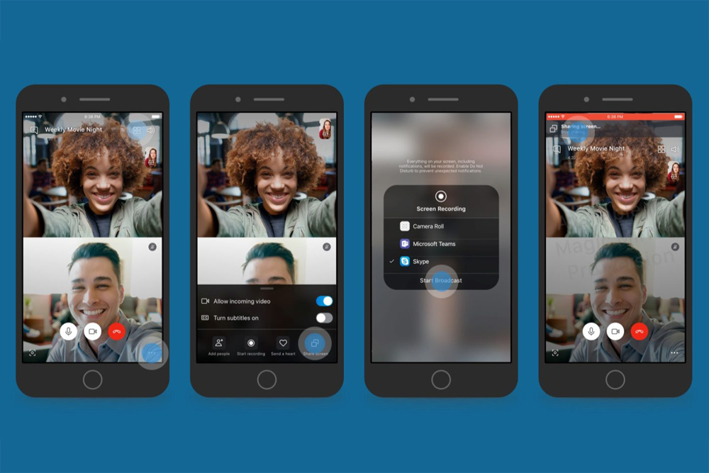 Cách chia sẻ màn hình smartphone Android hoặc iOS bằng Skype