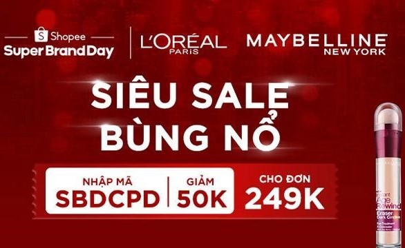 Ngày hội thương hiệu cùng Shopee: 1 phút bán ra 20 sản phẩm L’Oreal