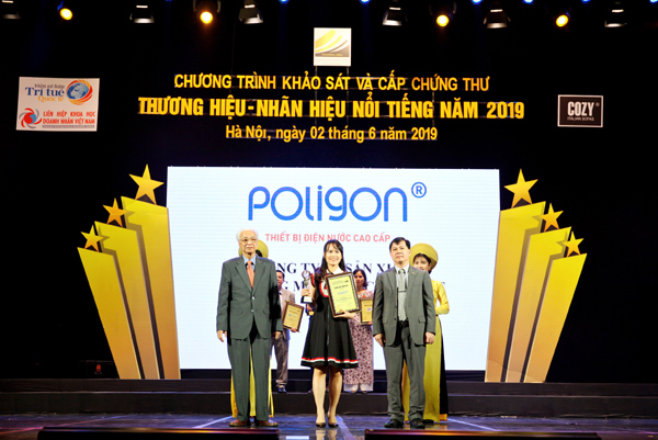 Poligon vào Top 10 thương hiệu, nhãn hiệu nổi tiếng 2019