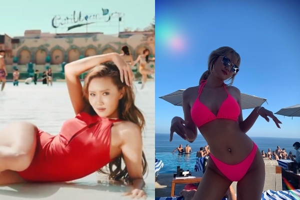 Hwasa, LE bận bikini, khoe thân hình cực chuẩn