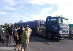Xe container cán chết cụ ông 71 tuổi ở Hà Tĩnh