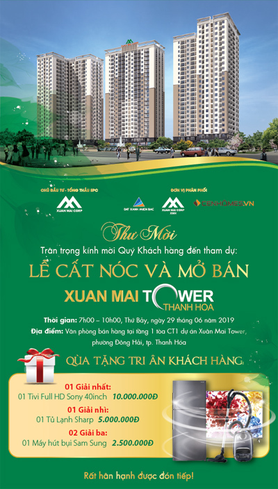 Cáº¥t nÃ³c vÃ  má» bÃ¡n XuÃ¢n Mai Tower Thanh HÃ³a