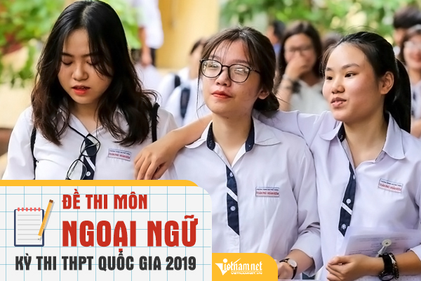 Đề thi THPT quốc gia môn Tiếng Anh năm 2019