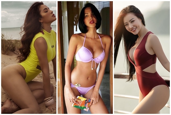 Mùa hè nóng rực với loạt mỹ nhân Việt thi nhau khoe dáng với bikini