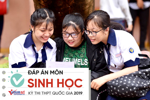 Đáp án tham khảo môn Sinh học thi THPT quốc gia 2019 mã 215