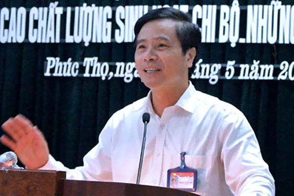 Bí thư huyện ở Hà Nội bị cách hết chức vụ trong Đảng