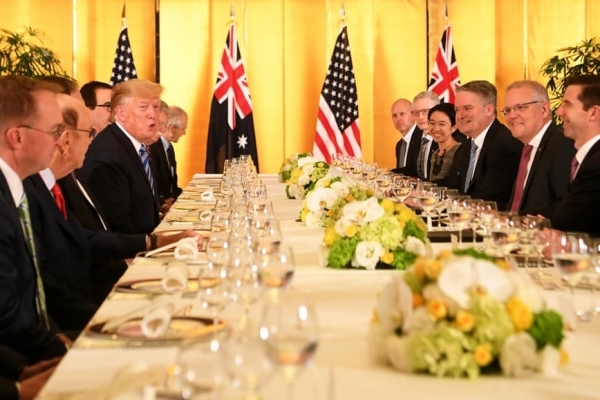 Trước G20, lãnh đạo Mỹ - Australia bàn về liên minh toàn cầu chống Iran