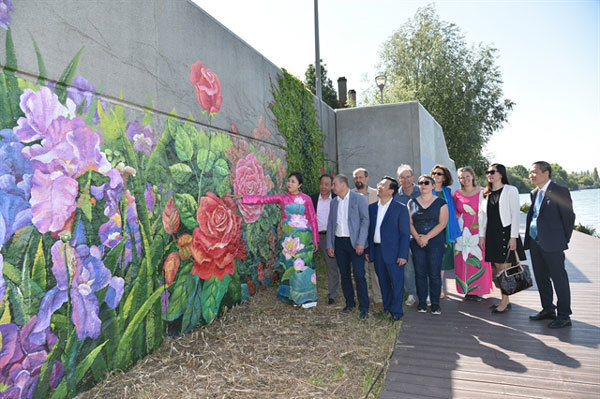 Mural inaugurated to celebrate Vietnamese, French friendship