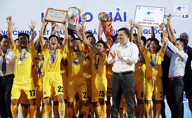 U15 SLNA bảo vệ thành công ngôi vô địch U15 quốc gia