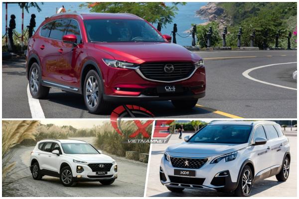 Gần 1,4 tỷ, mua Mazda CX-8, Hyundai Santafe hay Peugeot 5008?