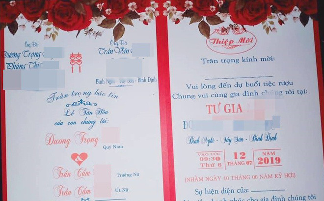 Cô giáo ‘chế’ thiệp chú rể cưới hai chị em ruột ở Bình Định: Tôi rất hối hận